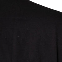 Dolce & Gabbana Black Logo Print Cotton Crew Neck T-shirt