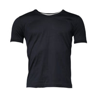 Dolce & Gabbana Blue Cotton Crew Neck Short Sleeves T-shirt