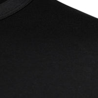 Dolce & Gabbana Black Cotton Crew Neck Short Sleeves T-shirt