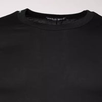 Dolce & Gabbana Black Cotton Crew Neck Short Sleeves T-shirt