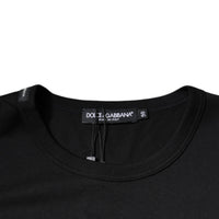 Dolce & Gabbana Blue Crown Crew Neck Short Sleeves T-shirt