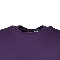 Dolce & Gabbana Violet Cotton Crew Neck Short Sleeve T-shirt