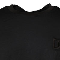 Dolce & Gabbana Black Logo Crew Neck Short Sleeves T-shirt