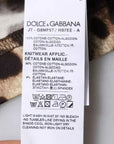 Dolce & Gabbana Brown Leopard Crew Neck Short Sleeve T-shirt