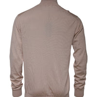 Dolce & Gabbana Beige Cashmere Turtleneck Pullover Sweater