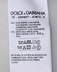 Dolce & Gabbana Light Blue Silk Turtleneck Pullover Sweater