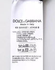 Dolce & Gabbana Black Logo Wool Crew Neck Pullover Sweater