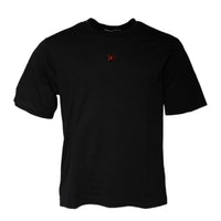 Dolce & Gabbana Black DG Logo Crew Neck Short Sleeve T-shirt