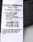 Dolce & Gabbana Dark Gray DG Logo Crew Neck Pullover Sweater