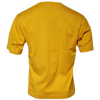 Dolce & Gabbana Dark Yellow Logo Crew Neck Short Sleeves T-shirt