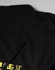 Dolce & Gabbana Black Logo Print Cotton Short Sleeve T-shirt