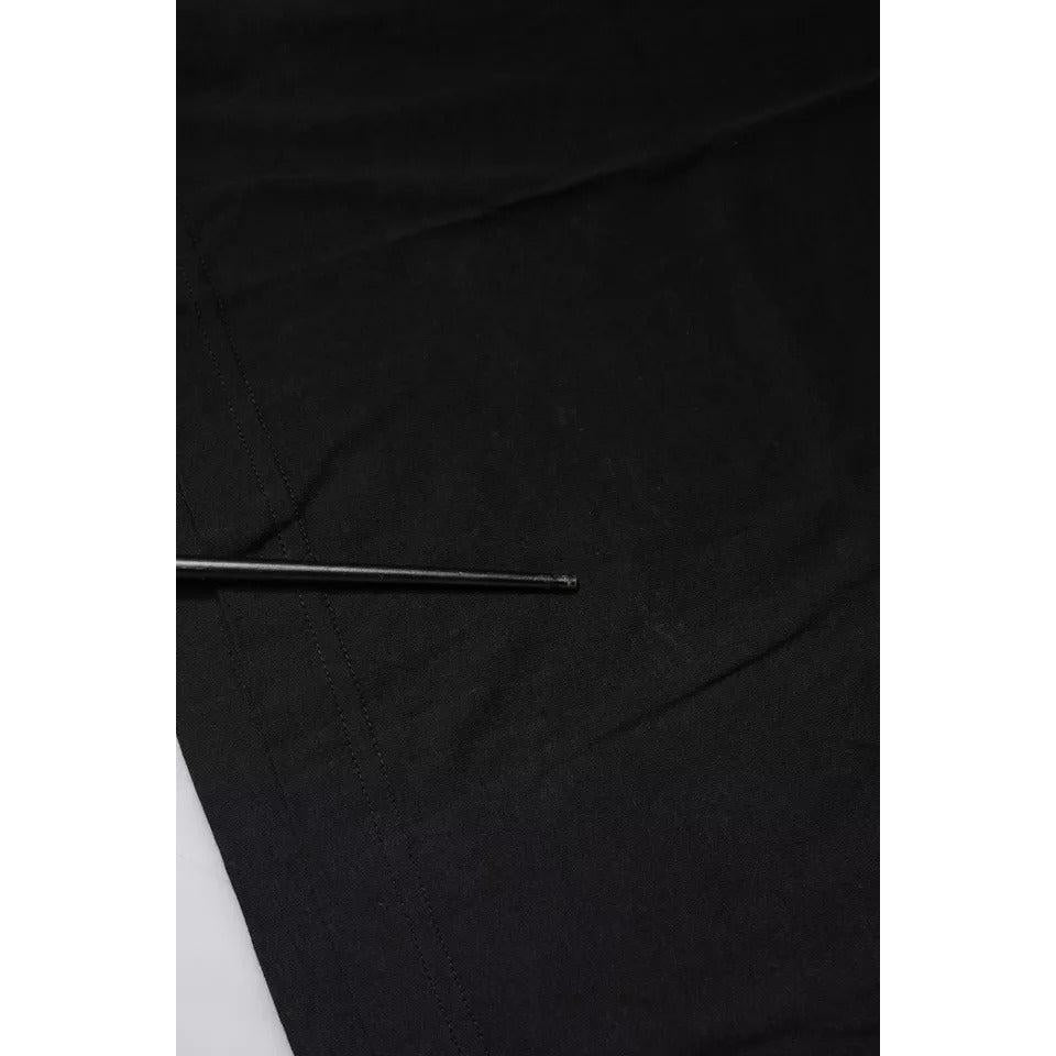 Dolce &amp; Gabbana Black Logo Print Cotton Short Sleeve T-shirt