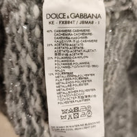 Dolce & Gabbana Elegant Gray Cashmere Blend Turtleneck Pullover