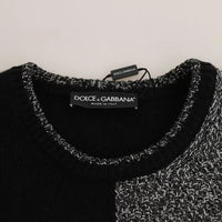 Dolce & Gabbana Multicolor KING Knight Monkey Knitted Cashmere Wool Sweater