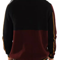 Dolce & Gabbana Multicolor KING Knight Monkey Knitted Cashmere Wool Sweater