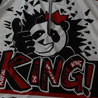 Dolce & Gabbana White King Panda Polyester T-shirt Top