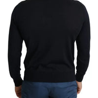 Dolce & Gabbana Black Cashmere Crew Neck Sweatshirt Sweater