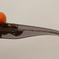 Dolce & Gabbana DG4283B Acetate Crystals Orange Applique Sunglasses