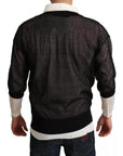 Dolce & Gabbana Black White Shirt One Piece Pullover Sweater