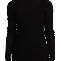 Dolce & Gabbana Black Turtleneck Slim Fit Pullover Sweater