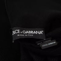 Dolce & Gabbana Black Turtleneck Slim Fit Pullover Sweater