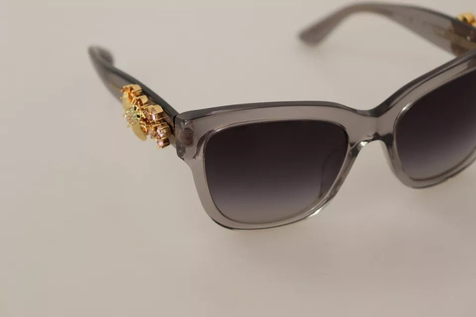 Dolce & Gabbana Clear Embellished Crystal Acetate Sunglasses DG 4247-B-F