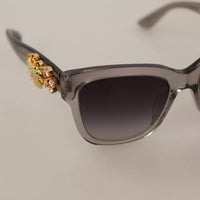 Dolce & Gabbana Clear Embellished Crystal Acetate Sunglasses DG 4247-B-F