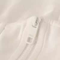 Dolce & Gabbana White Cotton Blend 3/4 Sleeves Blouse Top