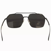 Dolce & Gabbana DG2250 Black Metal Full Rim Square Eyewear Sunglasses