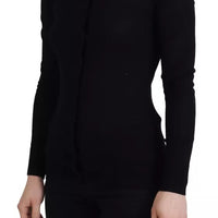 Dolce & Gabbana Black Crewneck Long Sleeves Pullover Sweater