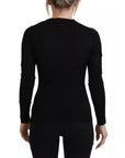 Dolce & Gabbana Black Crewneck Long Sleeves Pullover Sweater