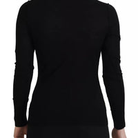 Dolce & Gabbana Black Crewneck Long Sleeves Pullover Sweater