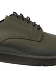 Dolce & Gabbana Green Leather Rubber Sole Dress Shoes