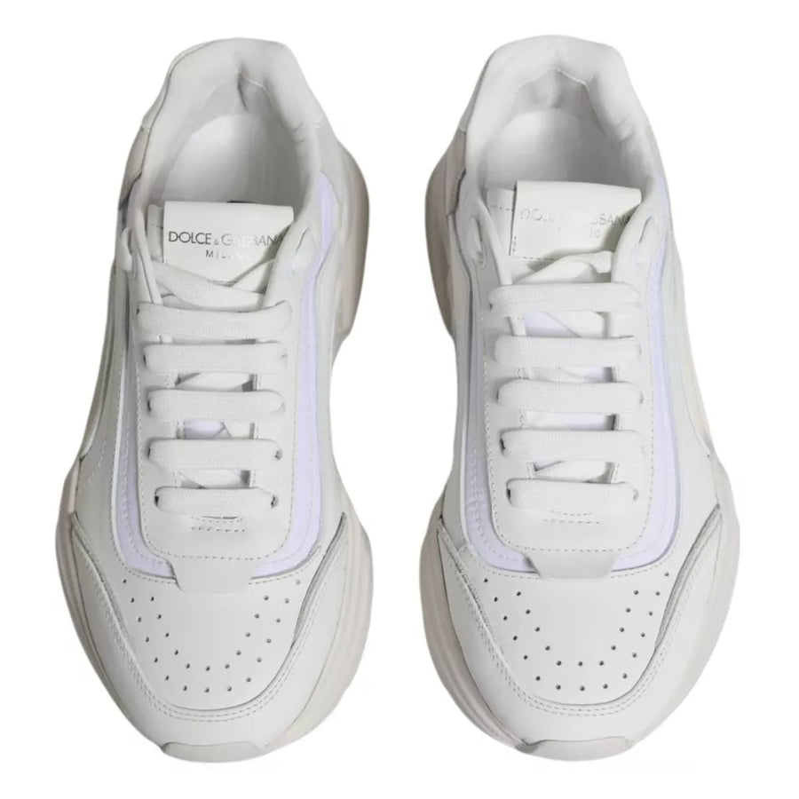 Dolce & Gabbana White Daymaster Low Top Sneakers Shoes