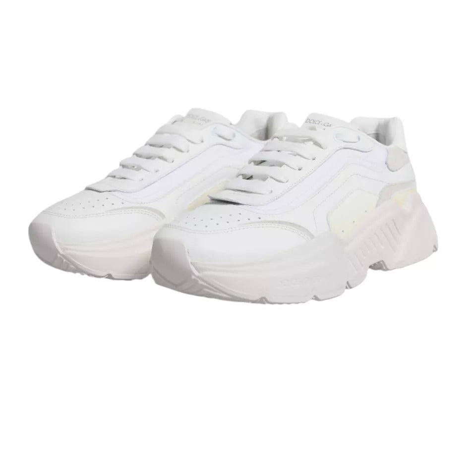 Dolce & Gabbana White Daymaster Low Top Sneakers Shoes