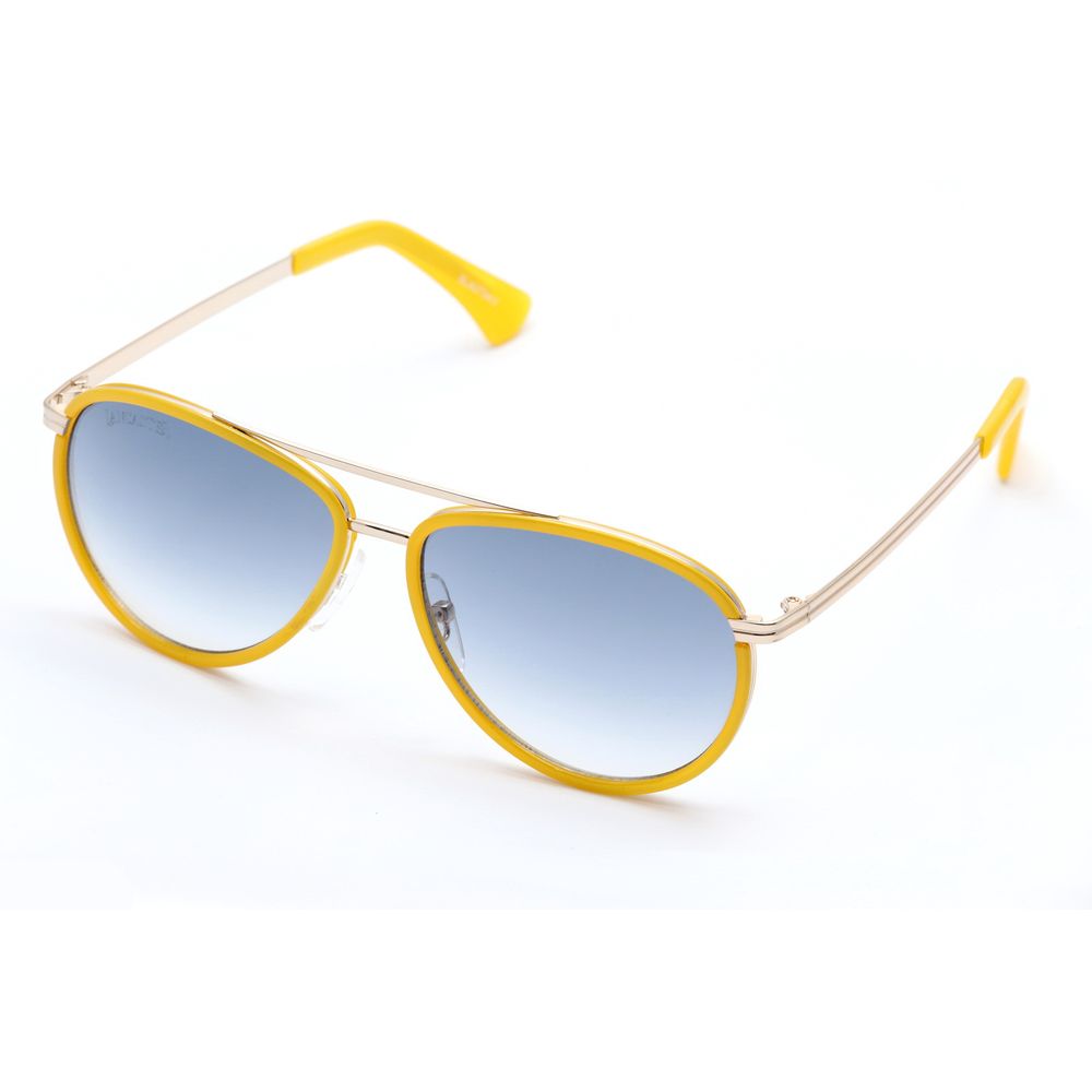 Lancaster Yellow Metal Sunglasses