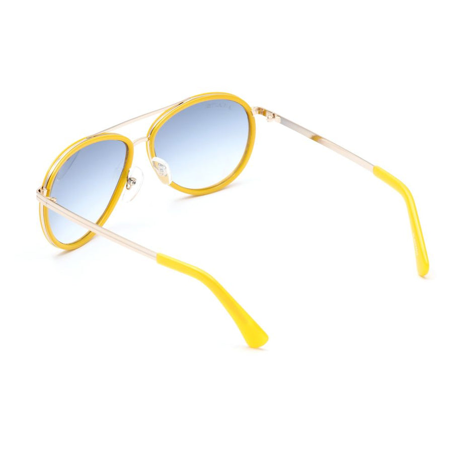 Lancaster Yellow Metal Sunglasses