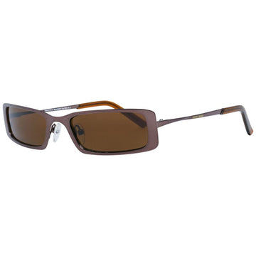 More & More Brown Metal Sunglasses