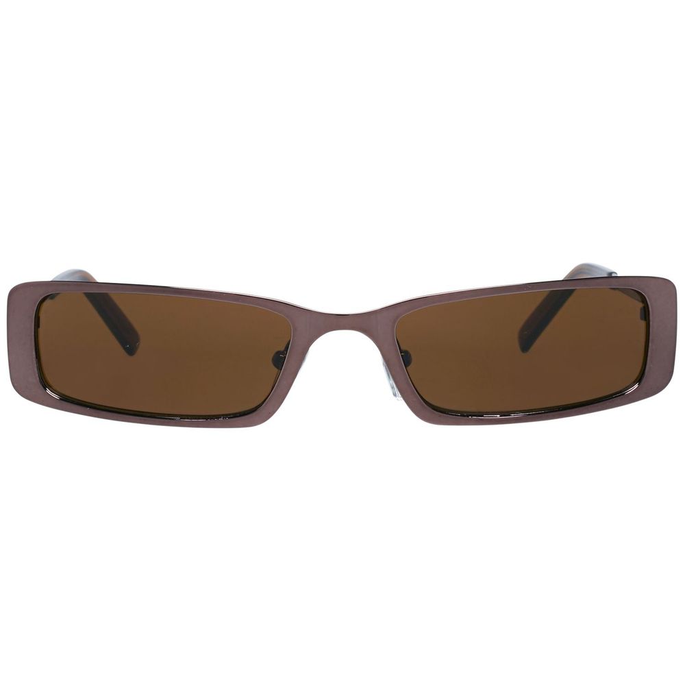 More & More Brown Metal Sunglasses