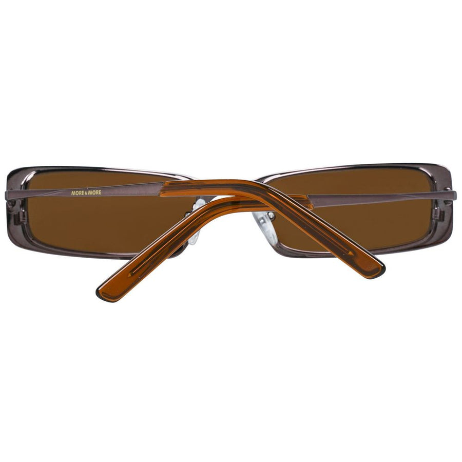 More & More Brown Metal Sunglasses