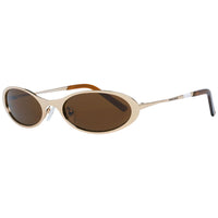 More & More Gold Metal Sunglasses