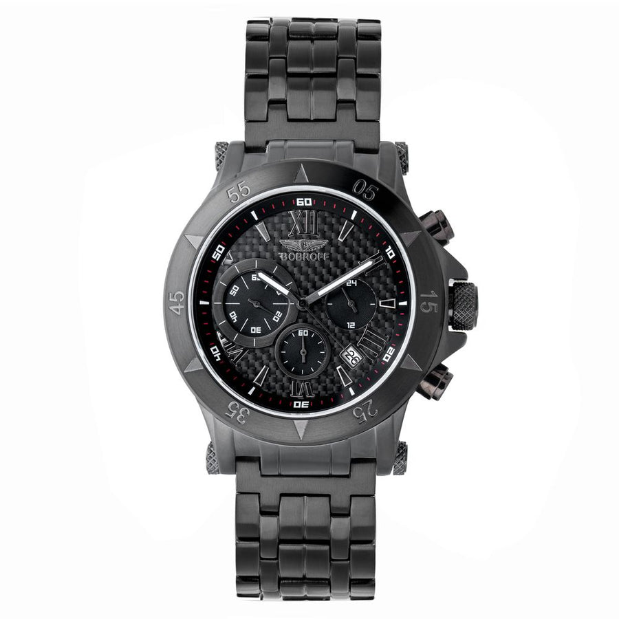 Bobroff Black Steel Watch