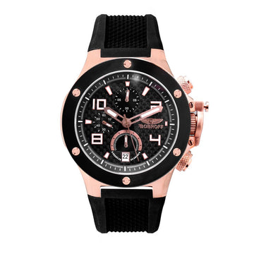 Bobroff Black Rubber Watch