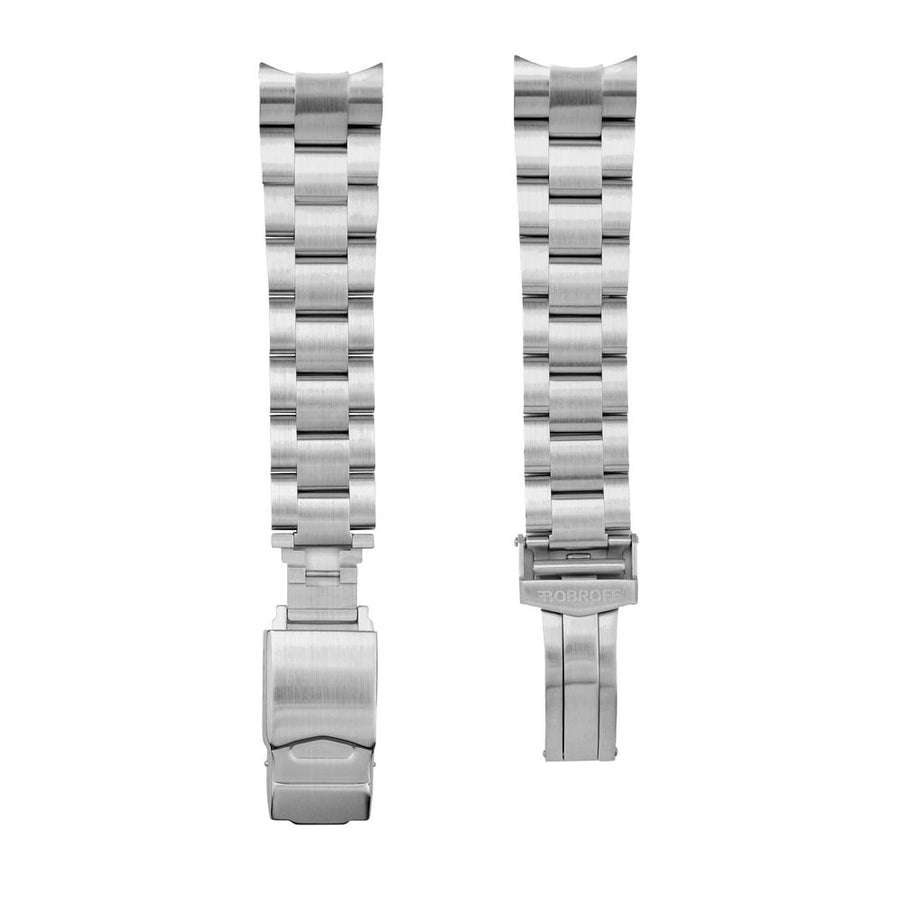 Bobroff Silver Stainless Steel Watch