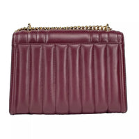 Michael Kors Whitney Medium Chain Shoulder Flap Crossbody Oxblood