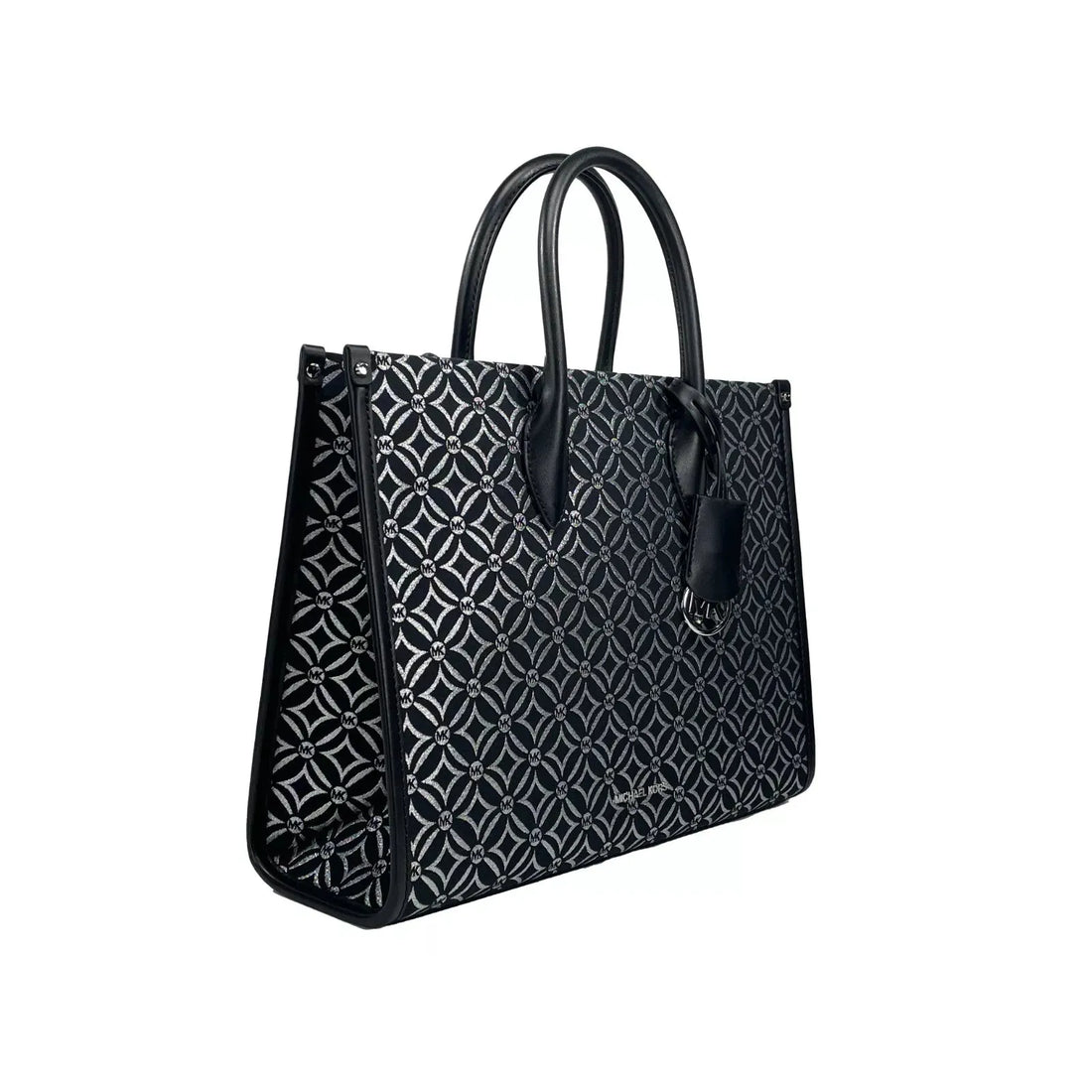 Michael Kors Mirella Medium Top Zip Crossbody Tote Bag Black