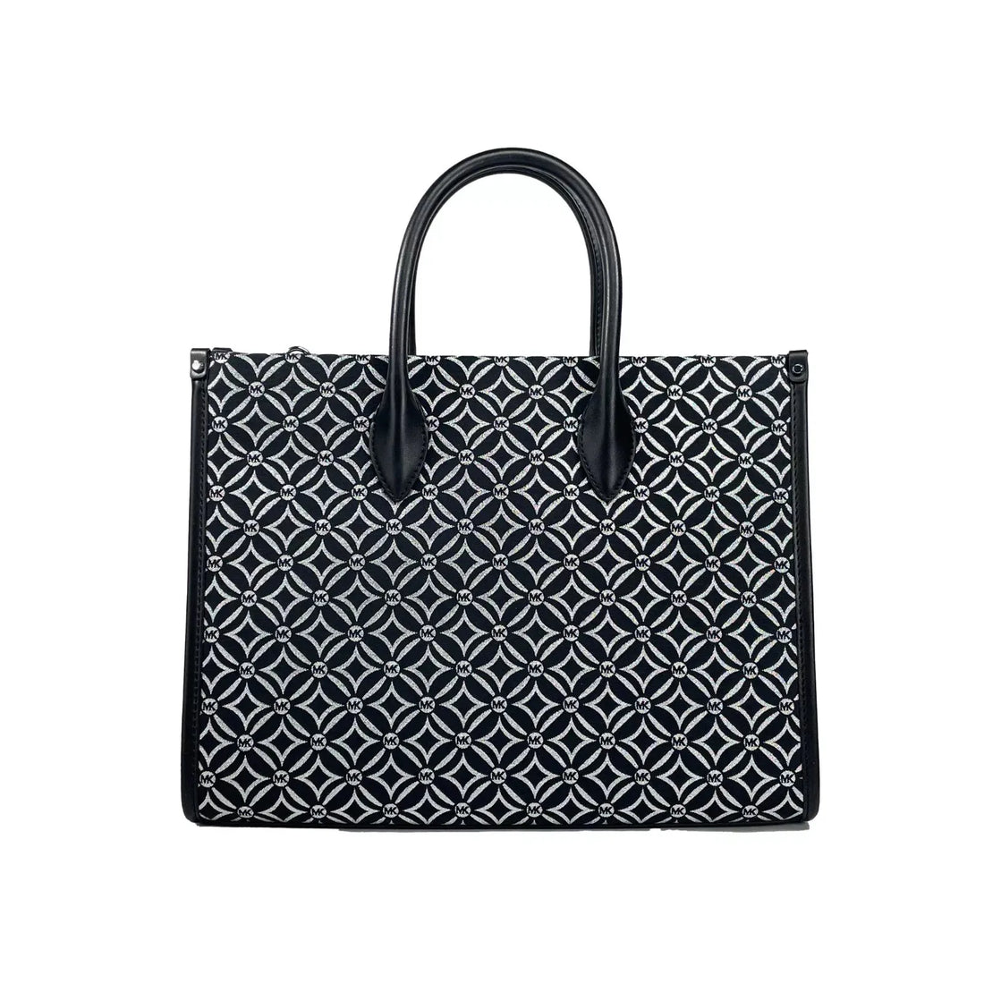 Michael Kors Mirella Medium Top Zip Crossbody Tote Bag Black