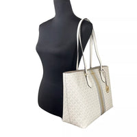 Michael Kors Sheila Large Tote Purse Bag Pale Gold