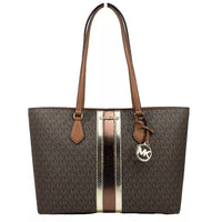 Michael Kors Sheila Large Tote Purse Bag Brown