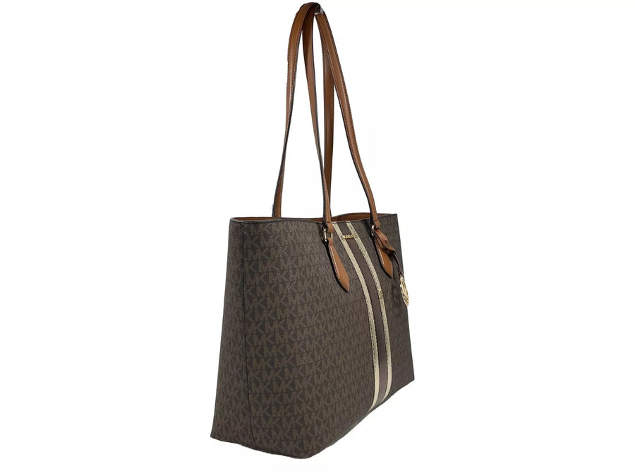 Michael Kors Sheila Large Tote Purse Bag Brown